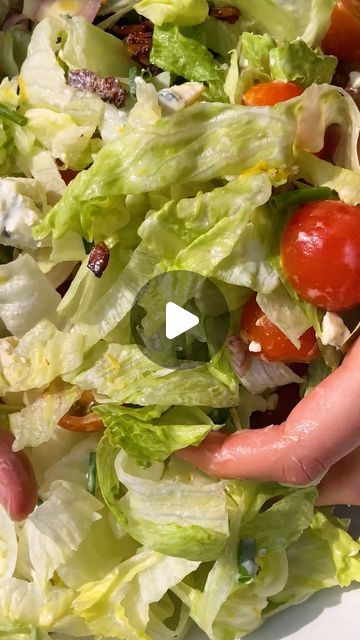 NYT Cooking on Instagram: "You heard @itsalislagle: chop up your wedge salads! Find the recipe at the link in bio. 🥗" Iceberg Lettuce Recipes, Wedge Salads, Iceberg Lettuce Salad, Lettuce Recipes, Wedge Salad, Savory Foods, Iceberg Lettuce, Nyt Cooking, Lettuce Salad