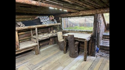 Building a dugout in the wild forest from start to finish. GIANT DUGOUT UNDERGROUND - FOREST BUNKER. Humanity Video, Twig Furniture, Forest Camp, Bushcraft Skills, Storm Shelter, Underground Bunker, Survival Shelter, Wild Forest, House Rabbit