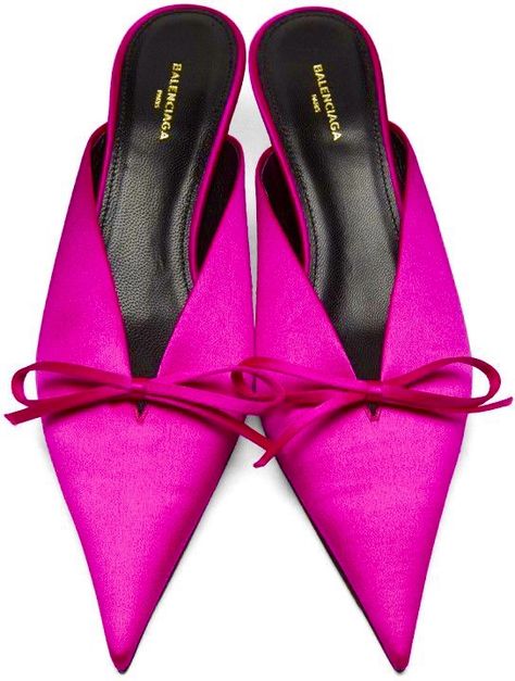 Pink Knife, Tennis Shoe Heels, Fly Fits, Pink Mules, Chic High Heels, Fun Shoes, Pink Passion, Rose Shoes, Fancy Shoes