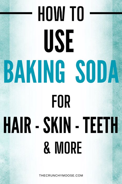 Baking soda is a teeth whitener, toilet scrubber, face exfoliater, and more. There's not much that this natural powder can't do! Learn how to use baking soda for skin, hair, teeth, shampoo, toothpaste, and cleaning.  diy beauty, baking soda toothpaste, baking soda baking soda, baking soda facial scrub, natural beauty, natural hair care, the no poo method, baking soda shampoo Baking Soda On Teeth, Baking Soda Hair Wash, Baking Soda For Teeth, Brushing With Baking Soda, Baking Soda Facial, Baking Soda Cleaning Hacks, Diy Facial Scrub, Baking Soda Dry Shampoo, No Poo Method