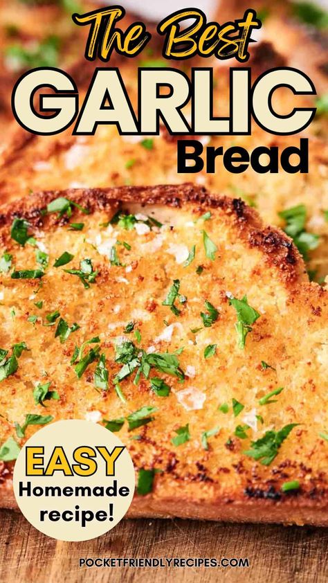 Poor Man’s Garlic Bread, Best Homemade Garlic Bread, Best Garlic Bread Recipe Homemade, Italian Garlic Bread Recipe, Home Made Garlic Bread Recipe Homemade, Easy Homemade Garlic Bread, Garlic Breads, Best Garlic Bread Recipe, Easy Garlic Bread