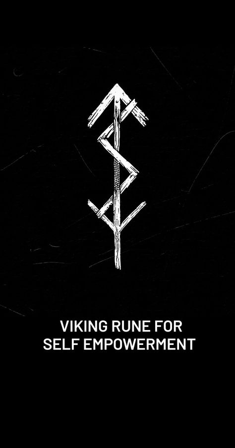 Empower yourself! -  #Empower Check more at https://ifoundaideas.com/tattoo/empower-yourself/ Viking Tattoo Ideas For Men, Runic Tattoo, Runes Tattoo, Viking Symbols And Meanings, Bind Runes, Viking Tattoos For Men, Meaningful Symbol Tattoos, Runes Meaning, Nordic Symbols