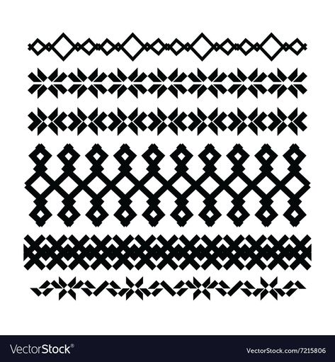 Ajju Bhai, Geometric Wall Stencil, Print Design Trends, Vector Border, Geometric Design Art, Print Design Art, Textile Prints Design, Geometric Textures, Border Embroidery Designs