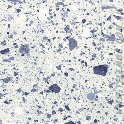 Blue Terrazzo, Terrazzo Tile, Terrazzo Tiles, Blue Polish, Tile Projects, Blue Bathroom, Blue Tiles, Azure Blue, Arabesque