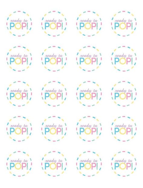 Ready to Pop Printable Labels Free Baby Shower Free Printables, Popcorn Baby Shower Favors, Baby Shower Popcorn, Pop Baby Showers, Baby Shower Labels, Baby Shower Tags, Free Printable Tags, Free Baby Shower, Sprinkle Baby Shower