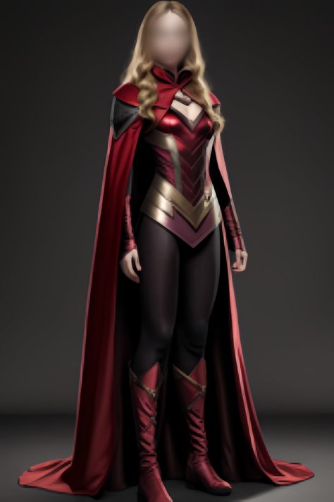 Scarlet Witch Suit Design, Scarlet Witch Suit, Phoenix Core, Marvel Suits, Scarlet Witch Costume, Marvel Outfits, Female Superhero, Scarlet Witch Marvel, Fantasy Outfits