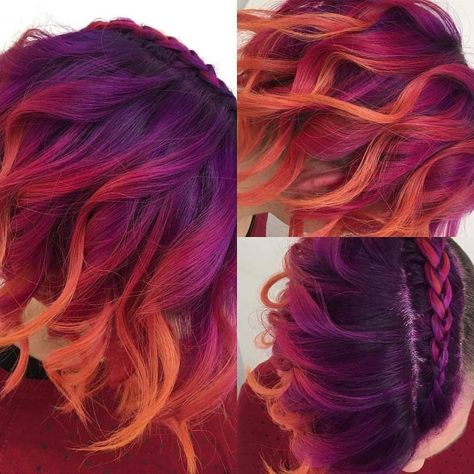 Directions Hair Colour on Instagram: “I'm in love 😎 @ale85uma 🎈 Get your Directions products here:  www.directionshaircolour.co.uk  #directionshair #directionshaircolour…” Directions Hair Colour, Bright Hair Colors, Coloured Hair, Fantasy Hair, Sassy Hair, Bright Hair, Glam Squad, Colour Ideas, Manic Panic