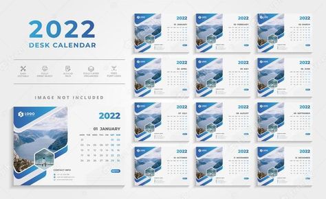 Desk Calendar Design, Calendar Design Template, Business Cards Layout, 2022 Calendar, Food Poster Design, Desk Calendar, Calendar Design, Food Poster, Desk Calendars