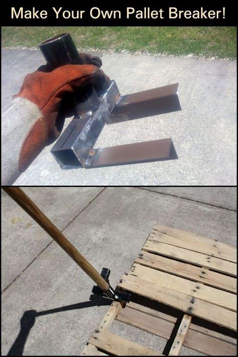 Building With Pallets, Pallet Breaker, Pallet Tool, Dismantling Pallets, Pallet Building, Yard Tools, Pallet Ideas Easy, Wooden Pallet Projects, Pallet Crafts