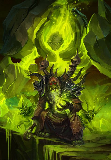 Gul'dan by https://www.deviantart.com/baklaher on @DeviantArt Wow Warlock, Warcraft Film, Wow Of Warcraft, Blizzard Warcraft, World Of Warcraft Game, World Of Warcraft Characters, Warcraft Characters, Warcraft Art, Ange Demon