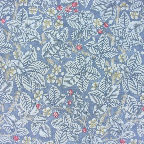 William Morris Linen Cloth Print Bramble Blue Wallpaper Blue Flowers, William Morris Wandle Wallpaper, William Morris Blue Wallpaper, William Morris Free Download, Wallpaper Iphone Ios7, William Morris Seaweed Fabric, Liberty Art Fabrics William Morris, Marble Iphone Wallpaper, Flowers With Leaves