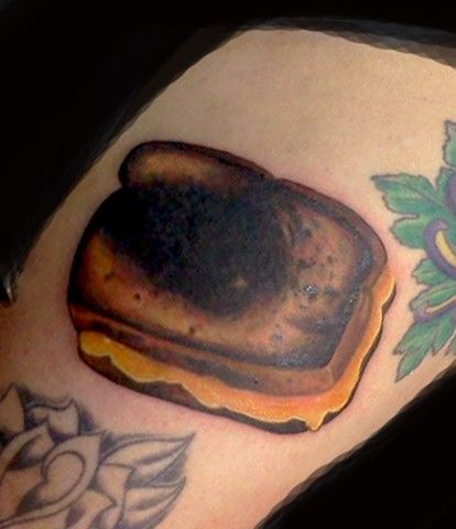 Cheese Tattoo, Food Tattoos, Grilled Cheese, Tattoo Art, Ants, For Life, Tatting, Art Tattoo, Grilling