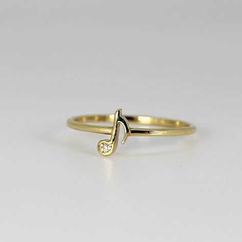 Guitar Ring, Music Note Ring, Diamond Music, Music Rings, Gold Minimalist Ring, Pretty Jewelry Necklaces, Turtle Bracelet, Multi Gemstone Ring, Unique Jewelry Gifts