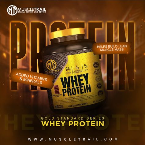 Muscle Bulking needs protein !! Bulk up your muscles with Muscle Trail and Get the best whey protein for building Muscle Mass and stay ahead of the competition Supplements Instagram Story, Protein Creative Ads, Supplement Ads Design, Protein Ads, Supplements Design, Supplement Ads, Protein Design, Protein Shop, Best Whey Protein