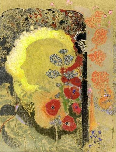 Redon, Odilon (1840-1916) - 1907c. Visionary Head (Sotheby's New York, 2004) Odilon Redon, Arte Inspo, Pretty Art, Painting Inspiration, Painting & Drawing, Art Inspo, Art Journal, Art Reference, Visual Art