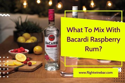 Raspberry Bacardi Drinks, Bacardi Drinks, Bacardi White Rum, Cocktails Made With Rum, Hangout With Friends, Flavored Rum, Good Rum, Bacardi Rum, Creative Cocktails