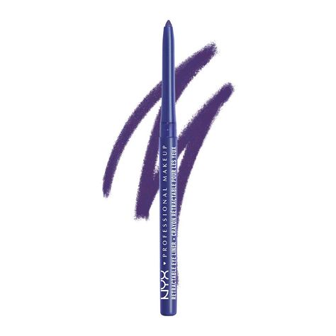 Plum Eyeliner, Purple Eyeliner, Smudge Proof Eyeliner, Perfect Eyeliner, Nyx Makeup, Deep Purple Color, Cruelty Free Cosmetics, Eyeliner Pencil, Eyeshadow Primer