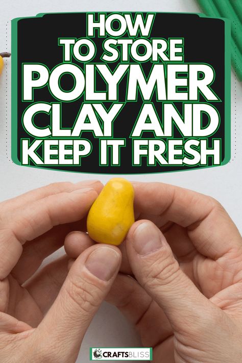 How To Store Polymer Clay And Keep It Fresh - CraftsBliss.com How To Use Polymer Clay Molds, Polymer Clay 101, Polymer Clay Hacks Tips, Storing Polymer Clay, How To Store Polymer Clay, How To Bake Polymer Clay In Oven, Polymer Clay Jewelry Diy Tutorials, Diy Polymer Clay Recipe, How To Polymer Clay