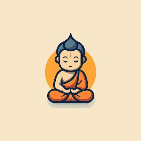 vbBuddhist monk icon. Vector illustration in flat design style. Monk Illustration, Tibetan Monk, Movie Pic, Sketches Easy, Flat Design, Design Style, Easy Drawings, Vector Free, Vector Illustration