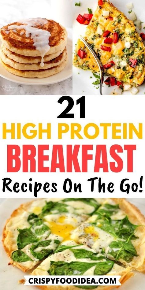 Protein Packed Smoothies, Healthy High Protein Breakfast, High Protein Breakfast Recipes, Protein Meal, Protein Meals, Protein Breakfast Recipes, Protein Packed Breakfast, Chicken Marsala, High Protein Breakfast