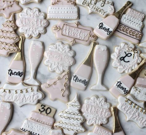 In December, I got to do surprise 30th birthday cookies for one of the sweetest people I know! Her darling husband gave me creative freedom… December 30th Birthday, 30th Birthday Cookies, Cookies For One, Surprise 30th Birthday, Cutout Cookies, Creative Freedom, 30th Birthday Parties, Cut Out Cookies, Birthday Cookies