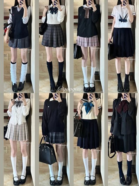 School Outfits Japan, Japanese School Outfits, School Uniform Outfits Aesthetic, Highschool Uniforms, Japan High School, Japanese High School Uniform, Japan Uniform, Female Uniform, Student Uniform