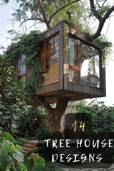 🌳🏠 Ready to elevate your outdoor living space? I've gathered 14 incredible tree house designs that'll have you reaching for the stars! From rustic retreats to modern marvels, you'll find plenty of inspiration to create your own backyard oasis. Want to know how to bring your childhood dreams to life? Click to explore these amazing arboreal abodes! #TreeHouseDesigns #OutdoorLiving #BackyardEscape #ArchitectureInspiration #DreamHomes Modern Tree Houses, Treehouse Ideas For Adults, Tree House Plans For Adults, Modern Treehouse Ideas, Treehouses For Adults, Small Tree House Ideas, Small Treehouse Ideas, Tree House For Adult, Tree House Plans How To Build