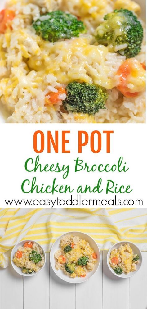 Cheesy Broccoli Chicken And Rice, Cheesy Broccoli Rice, One Pot Wonder, Chicken And Rice Dishes, Broccoli Chicken, Cheesy Broccoli, Gooey Cheese, Chicken And Rice, Ooey Gooey