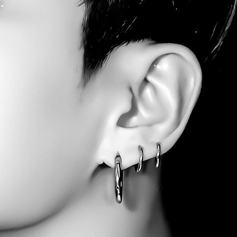 Jungkook Piercing Ear, Jungkook Earrings, Jungkook Piercing, Ear Piercings