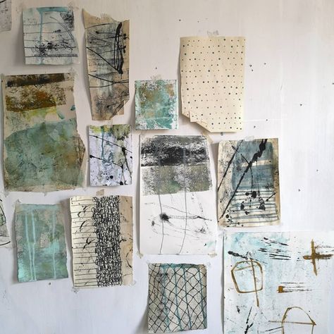 Kunstjournal Inspiration, Natural Art, Collage Paper, Mix Media, Mixed Media Artists, Mark Making, Painted Paper, Art Journal Inspiration, Artist Books