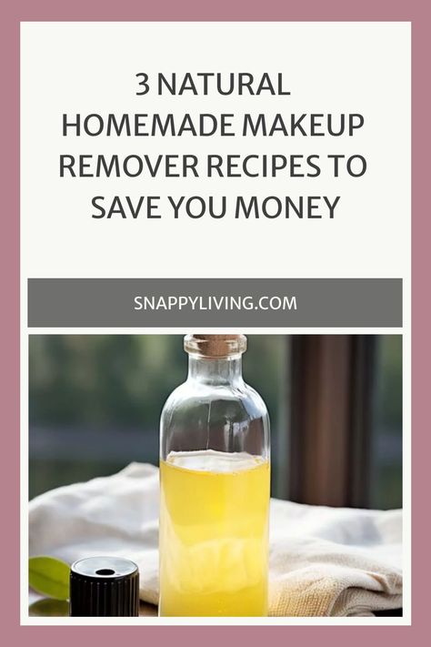 How To Make Makeup Remover, Diy Makeup Remover Recipe, Home Made Make Up Remover, How To Make Your Own Makeup, Jojoba Oil Makeup Remover, Diy Makeup Foundation, Makeup Remover Recipe, Homemade Makeup Remover, Oil Based Makeup Remover