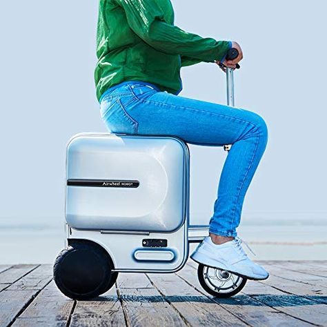 Suitcase Scooter, Mobile Charging Station, Best Travel Gadgets, Airport Security Check, Best Scooter, Travel Trunk, Pocket Storage, Travel Gadgets, Carry On Suitcase