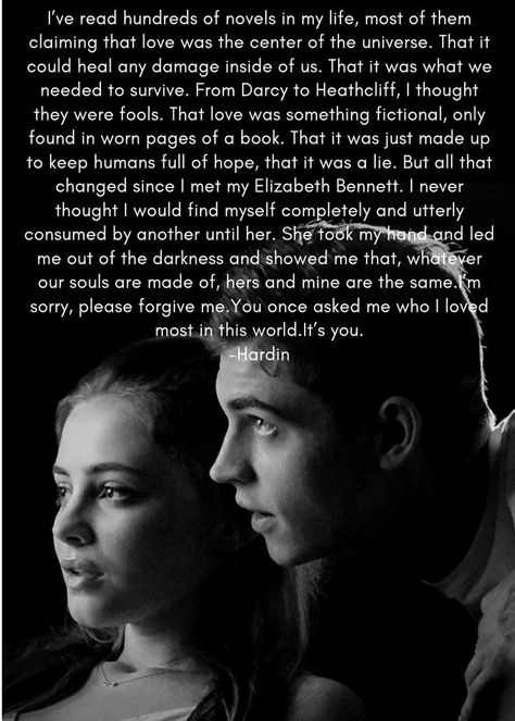 Harden Scott Quotes, Romantic Book Scenes, Romance Book Quotes, Hot Hero, Fiennes Tiffin, Quotes Books, Movie Love Quotes, Romantic Book Quotes, Romance Books Quotes