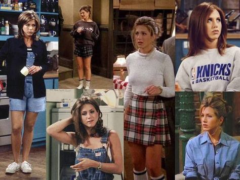 Monica And Rachel, Rachel Green Friends, Rachel Green Style, Rachel Green Outfits, Rachel Friends, Jenifer Aniston, 90s Clothing, 90s Inspired Outfits, Outfits Vintage