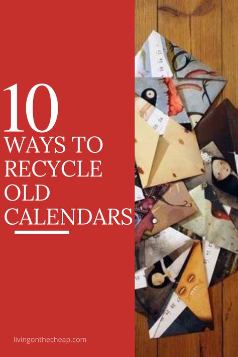 Crafts Using Old Calendars, Uses For Old Calendars, Old Calendar Crafts Pictures Wall Art, Recycled Calendar Ideas, Decoupage Calendar Pictures, Repurpose Calendar Pictures, Crafts With Calendar Pictures, What To Do With Old Calendars, Old Calendar Crafts