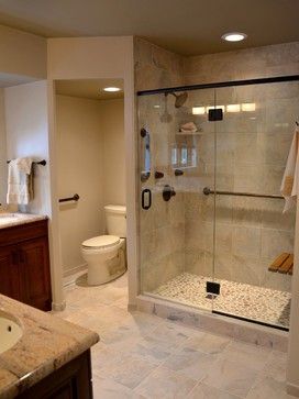 Bathroom Design Inspiration, Pictures, Remodels and Decor Pinterest Bathroom, Toilet Closet, Bathroom Closet, Closet Remodel, Small Remodel, Bathroom Design Inspiration, Bathroom Remodel Shower, Bathroom Remodel Designs, Basement Bathroom