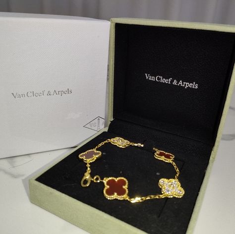 Van Cleef & Arpels Vintage Alhambra 5 Motifs Bracelet Guilloche  Rose Gold Arpels Van Cleef Bracelet, Arpels Van Cleef, Van Cleef Arpels Bracelet, Van Cleef Bracelet, Cleef Bracelet, Van Cleef Arpels, Van Cleef, Yellow Gold, Rose Gold