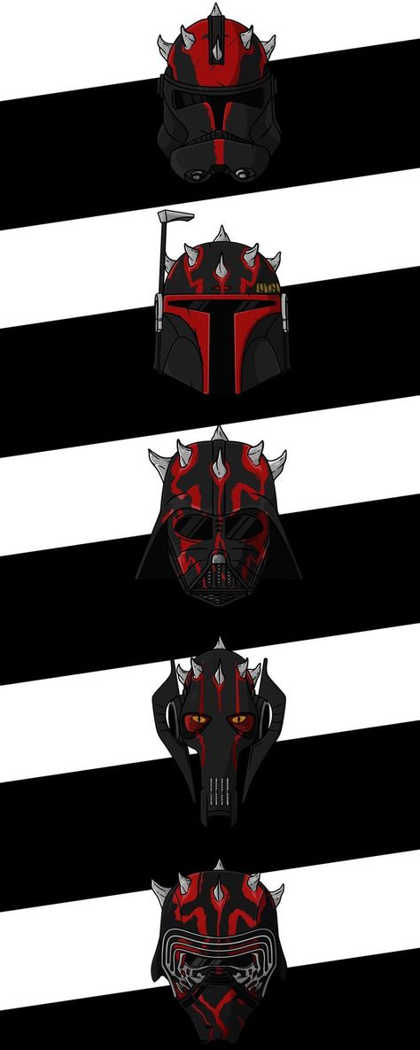 Star Wars Sith Tattoo, Star Wars Sith Art, Star Wars Clone Troopers Art, Sith Mandalorian, Clone Trooper Tattoo, Clone Wars Tattoo, Mandalorian Sith, Starwars Illustration, Clone Wars Wallpaper