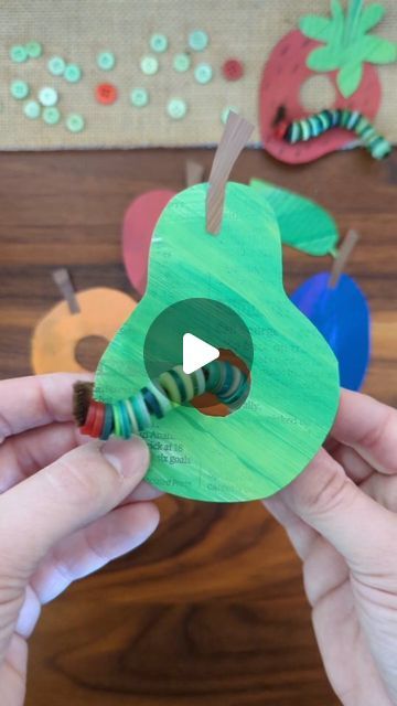 Spiders Preschool, The Very Hungry Caterpillar Activities, Hungry Caterpillar Craft, Fruit Shapes, The Hungry Caterpillar, Hungry Caterpillar Activities, Caterpillar Party, Recycled Newspaper, Caterpillar Craft