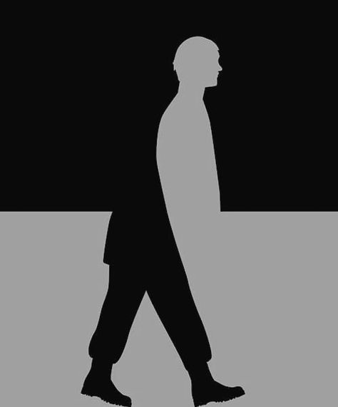 Shadow Figure Art, Silouette Drawings Person, Black Illustration, Shadow Silhouette, Profile Silhouette, Single Line Drawing, Silhouette Illustration, Unique Drawings, Principles Of Design