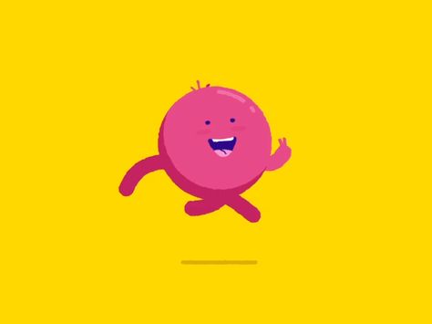 Jump Cycle, Line Illustration Design, Face Fun, 2018 Year, Frame By Frame Animation, Character Animation, Motion Animation, Motion Graphics Design, Motion Design Animation