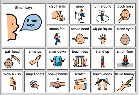 5 Therapeutic Benefits of Playing "Simon Says" | Emerge Pediatric Therapy - Durham, NC Simon Says Game, Irregular Past Tense Verbs, Speech Therapy Games, Motor Planning, Self Contained Classroom, Core Vocabulary, Improve Communication Skills, Therapy Games, Learning English For Kids