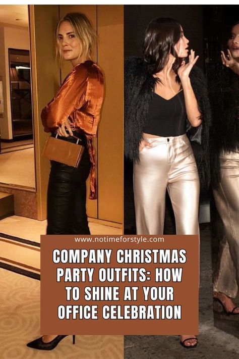 Discover the best Company Christmas Party Outfits to make a lasting impression at your office celebration. Elevate your style this holiday season! Bowling Christmas Party Outfit, Office Holiday Outfit, Holiday Party 2024 Outfit, Christmas Drinks Outfit Ideas, Mastros Steakhouse Outfit, Christmas Party Inspo Outfit, Festive Attire Holiday Party, Holiday Parade Outfit, Holiday Festive Outfits Women