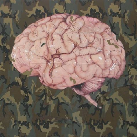 Brain Artwork, Oil Color Painting, Psychology Wallpaper, Brain Painting, Brain Art, The Human Brain, Oil Color, Realism Painting, Original Art Painting