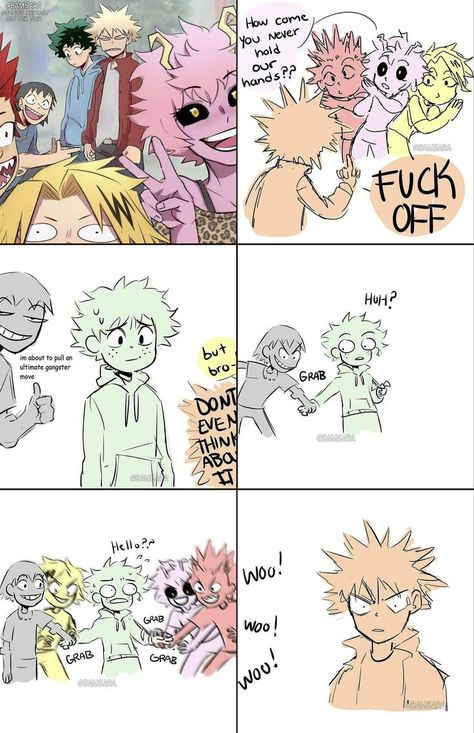 Anime Cupples, Class 1 A, Anime Funny Moments, Katsuki Bakugou, Hero Wallpaper, My Hero Academia Memes, Buko No Hero Academia, Boku No Hero Academia Funny, Cartoon Memes