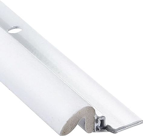 Simply Conserve Premium Screw-On Set Door Weatherstripping with Aluminum Carrier and Foam Gasket in White KC600W-84 | Door Draft Stopper for Sides and Top | Foam Weather Stripping Door Seal - Amazon.com Door Draft Stopper, Door Weather Stripping, Door Draught Stopper, Door Draft, Door Seal, Draft Stopper, Home Center, Door Seals, Door Sets