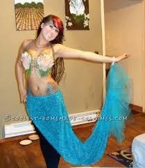 Ariel Costume Diy, Homemade Mermaid Costumes, Sea Costume, Peter Pan Costumes, Mermaid Costume Diy, Mermaid Tail Costume, Mermaid Halloween Costumes, Pirate Costumes, Ariel Costumes