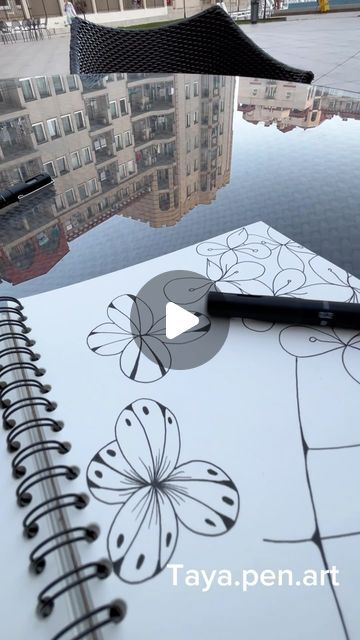 Taya PenArt on Instagram: "I have found a tutorial of a beautiful zen flower 🌸 How do you like it?  💜344 #letsdrawtogether🌸  . #zenart #tangle #doodle #patteen #tutorial" Zen Flower, Tangled Flower, Zen Tangles, Zentangle Tutorial, Tangle Doodle, Tangle Art, Tangle Patterns, Pattern Steps, Zen Art