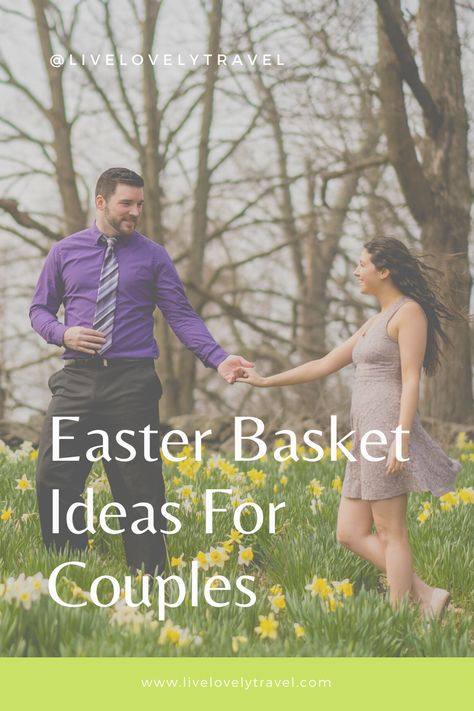 Easter Basket Traditions For Couples » Live Lovely Photography Easter Traditions For Couples, Couples Easter Basket Ideas, Couple Easter Basket, Traditions For Couples, Easter Basket Alternatives, Adult Easter Baskets, Easter Gift For Adults, Adult Easter, Married With Children