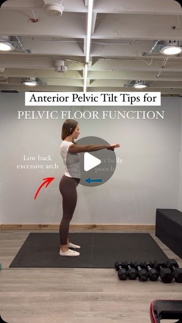 Angela | Postpartum Fitness & Fat Loss Coach on Instagram: "P E L V I C  F L O O R & your Pelvis   🌟Why Pelvis Position Matters for Pelvic Floor Health   Did you know the way you position your pelvis can directly impact the function of your pelvic floor muscles? 🤯  As I've already shared, reclaiming pelvic floor function (whether prolapse or leaking) goes beyond "kegels"   The pelvic floor is a complex system that works best when your pelvis can move in and out ATP or PPT without being "stuck"    When your pelvis is tilted too far forward (anterior pelvic tilt) or backward (posterior pelvic tilt), it can put unnecessary pressure on the pelvic floor muscles, making them either too tight or too weak. This imbalance can lead to issues like leakage, pelvic pain,  back pain, and prolapse 😬 Posterior Pelvic Tilt, Anterior Pelvic Tilt, Pelvic Floor Muscle Exercise, Pelvic Girdle, Postpartum Fitness, Pelvic Tilt, Pelvic Floor Exercises, Floor Exercises, Fit Mama